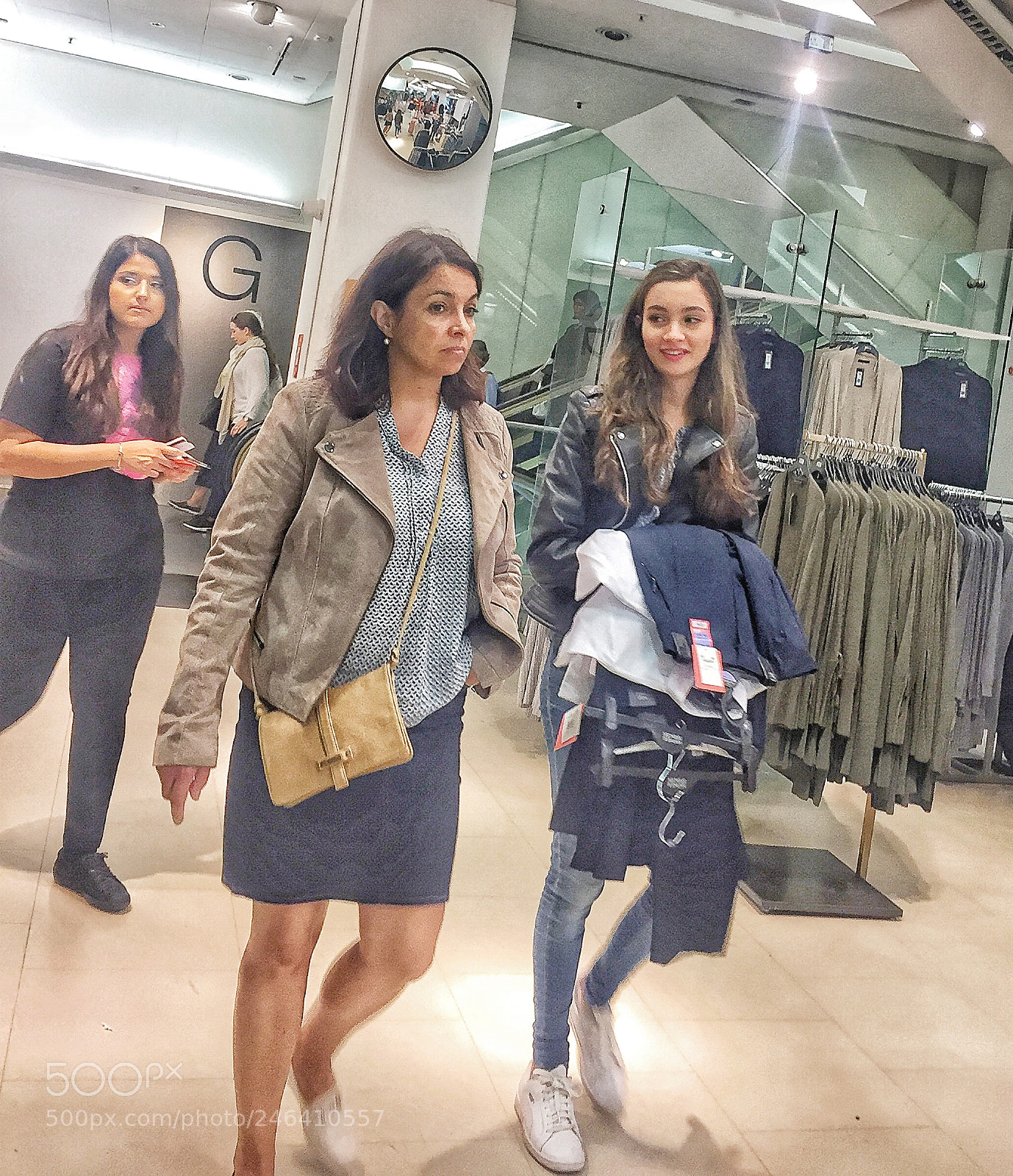Apple iPhone 6 sample photo. Daughter shopping photography
