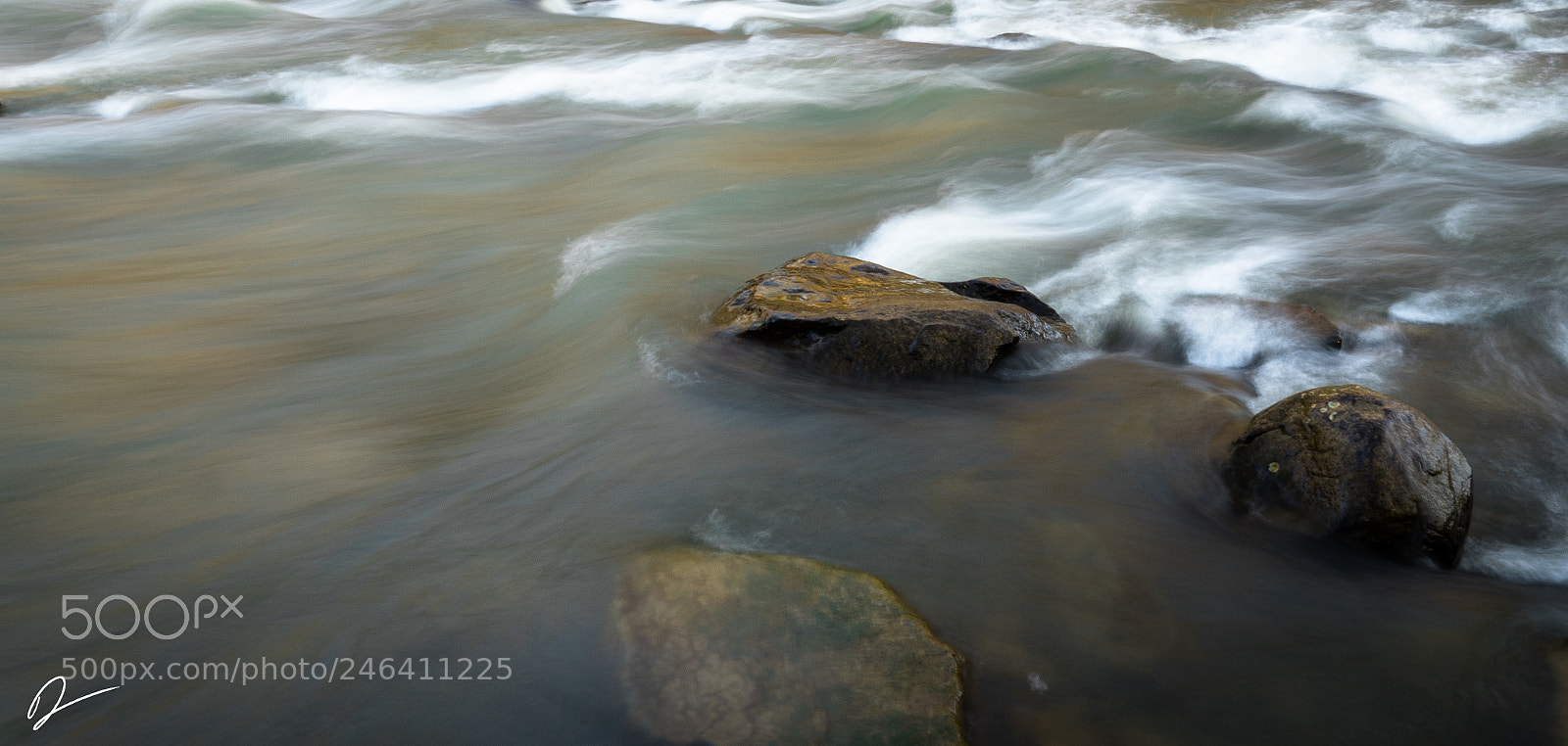 Olympus PEN-F sample photo. River rock photography