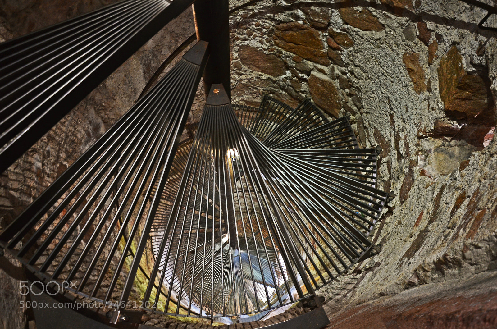 Nikon D5100 sample photo. Spiral staircase photography