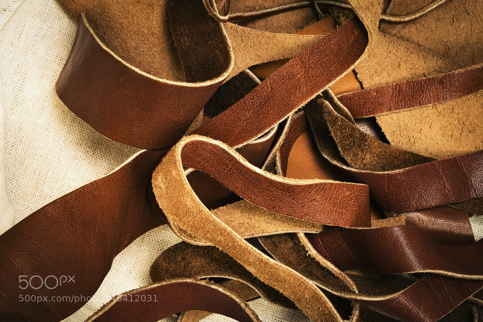Nikon D5500 sample photo. Many leather straps of photography