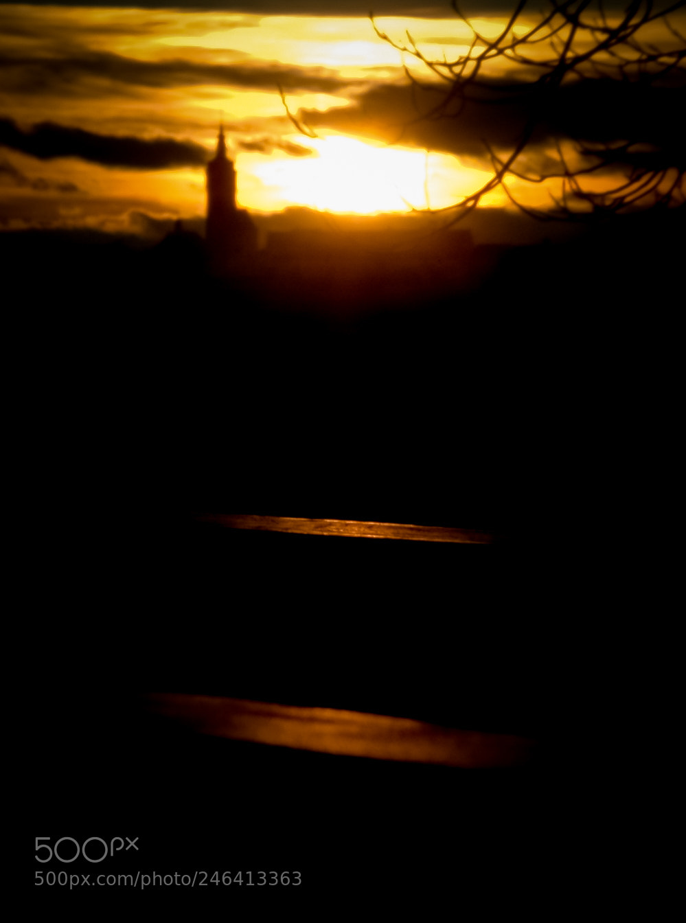 Nikon D70 sample photo. Sunset from pergola roof photography