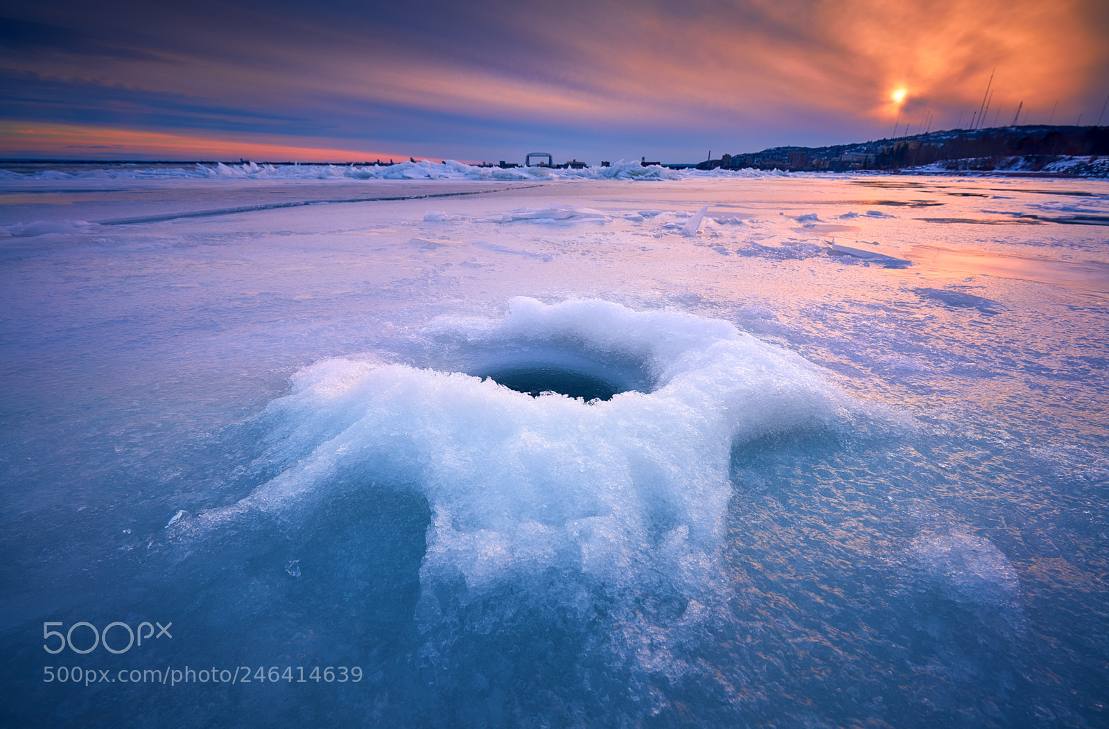 Sony a7R II sample photo. Ice well photography