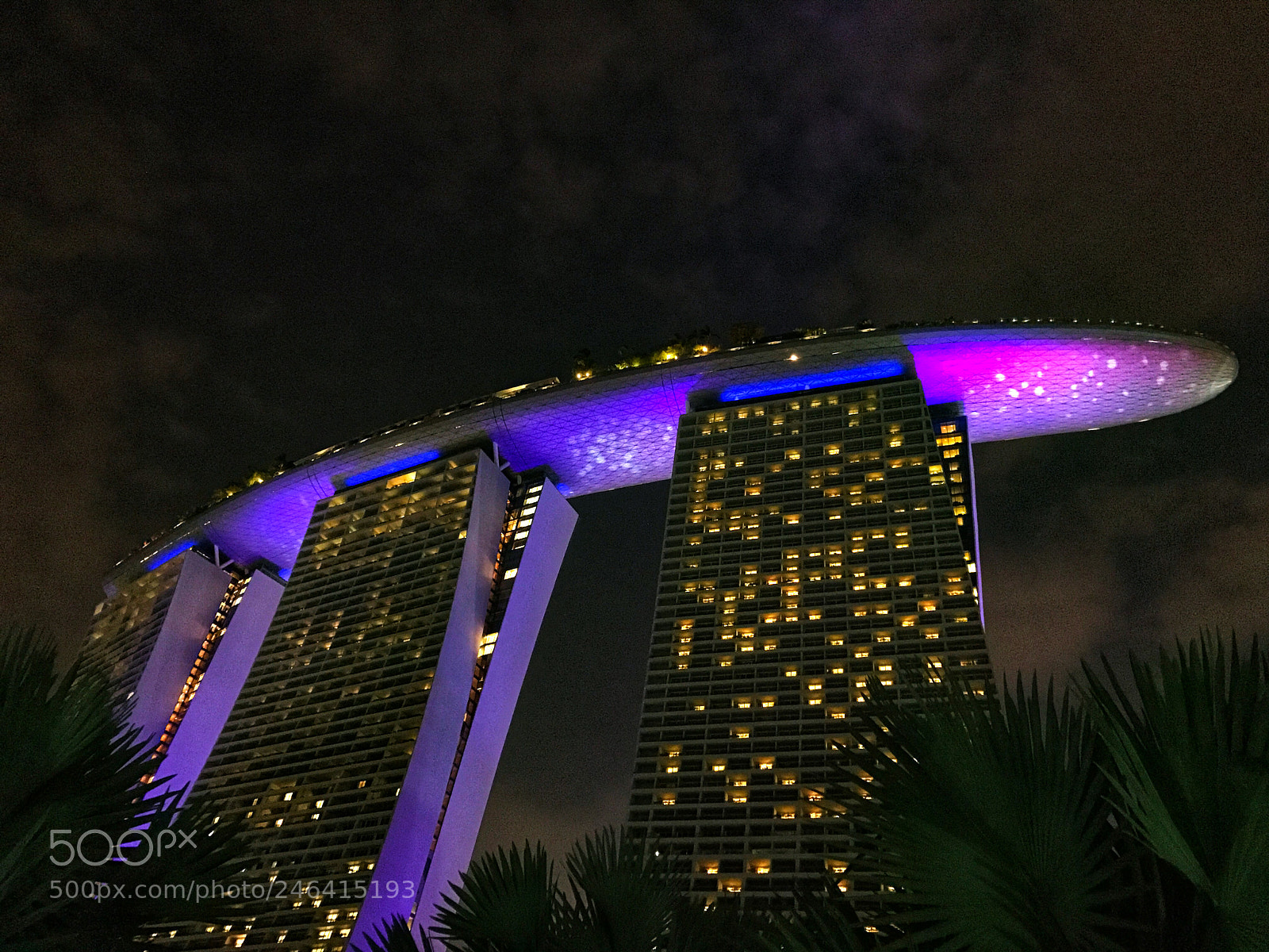 Apple iPhone 7 sample photo. Marina bay sands photography