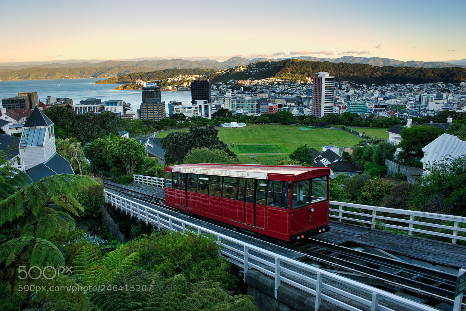 Sony a7 sample photo. Wellington cable car photography