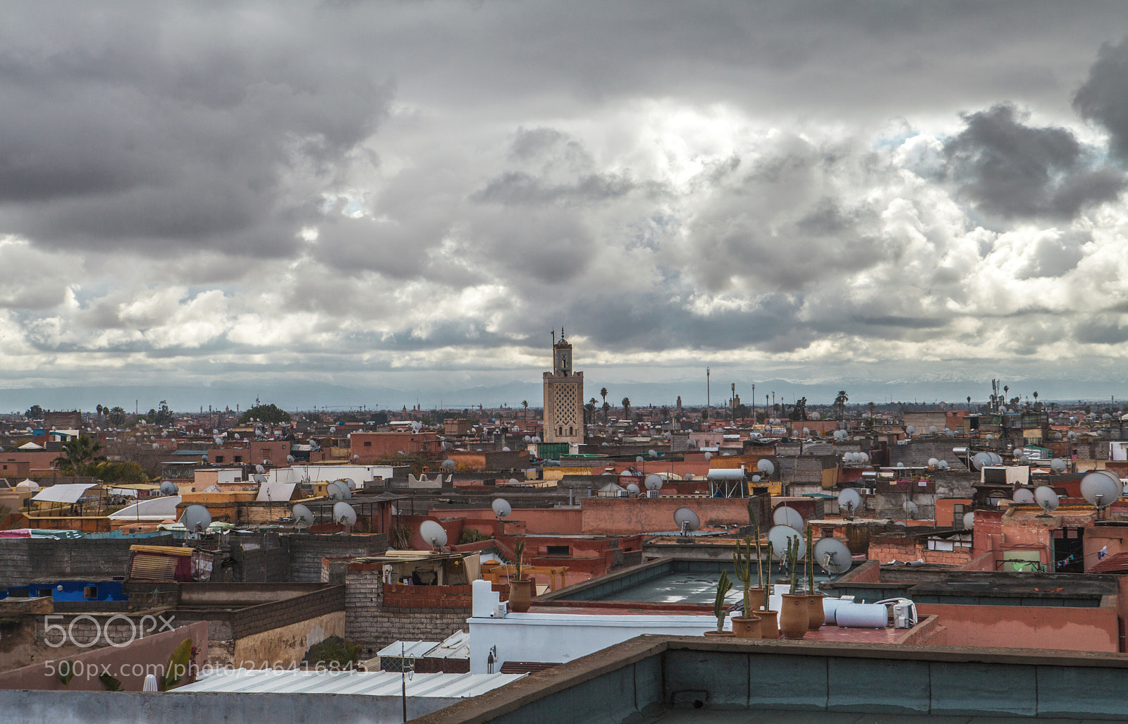 Canon EOS 5D Mark II sample photo. Marrakech view from a photography