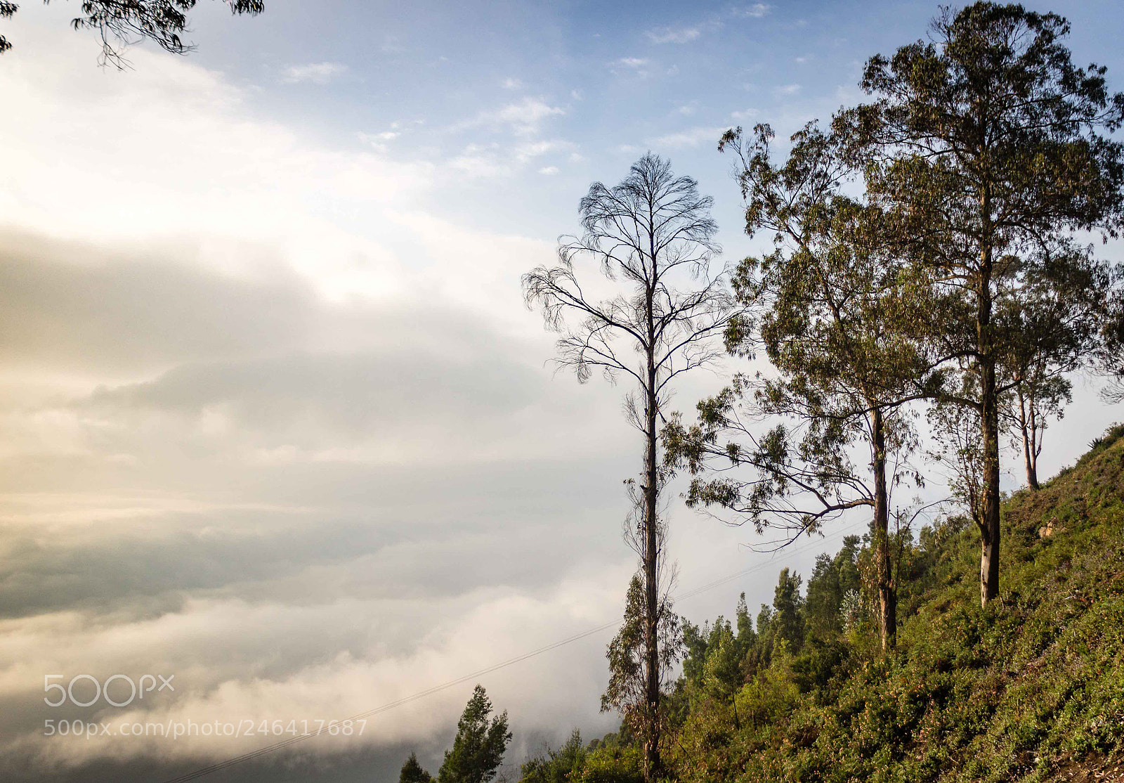 Canon EOS M sample photo. The clouds below my photography