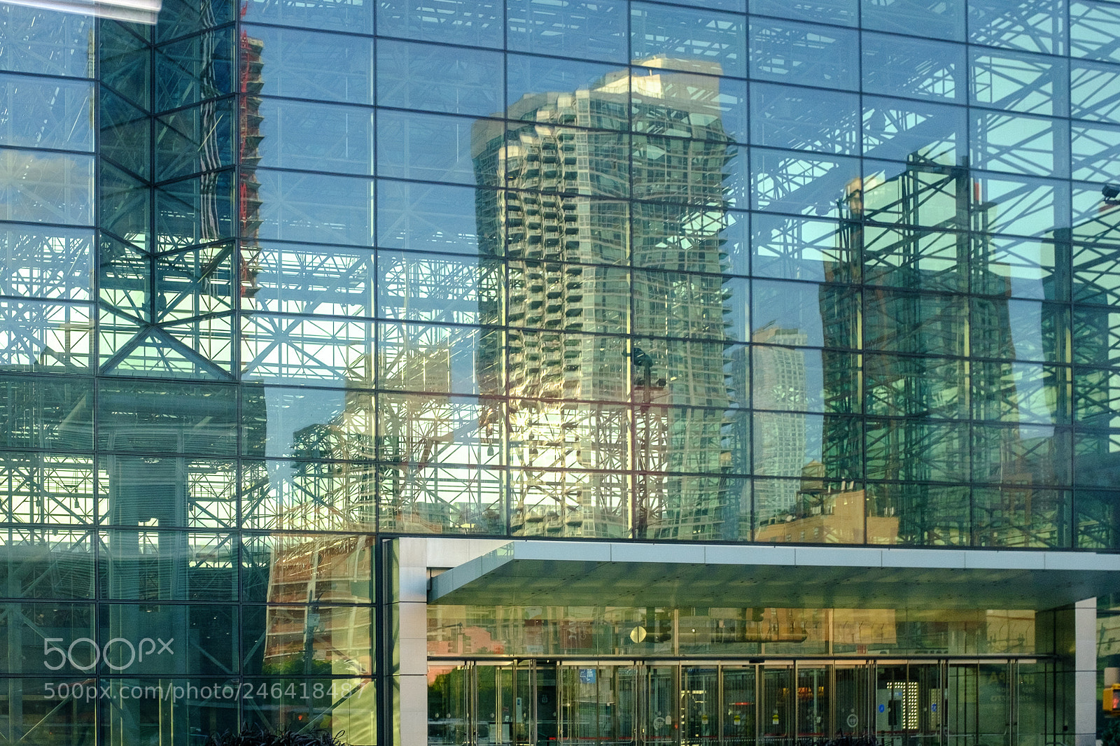 Fujifilm X100S sample photo. Construction in manhattan photography