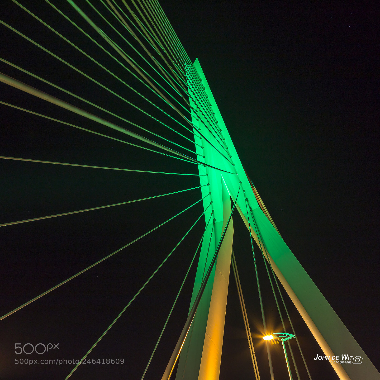 Canon EOS 6D Mark II sample photo. Erasmus bridge, rotterdam photography