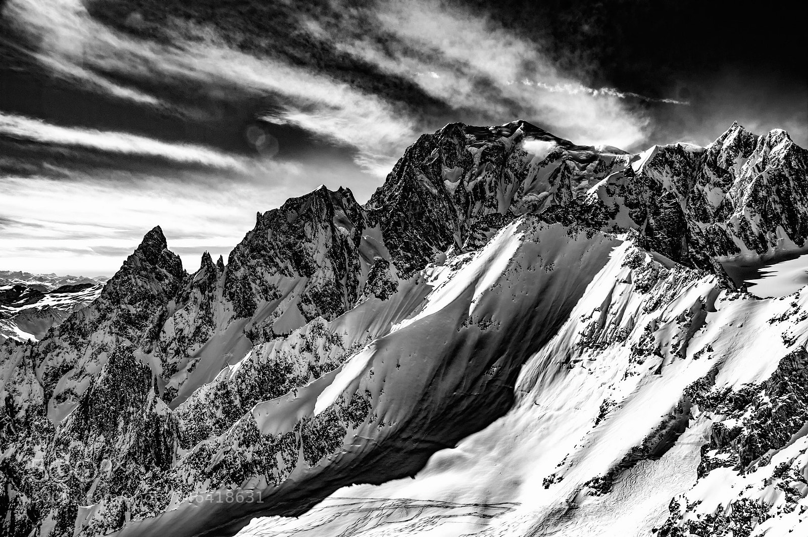 Pentax K-7 sample photo. Mont blanc photography