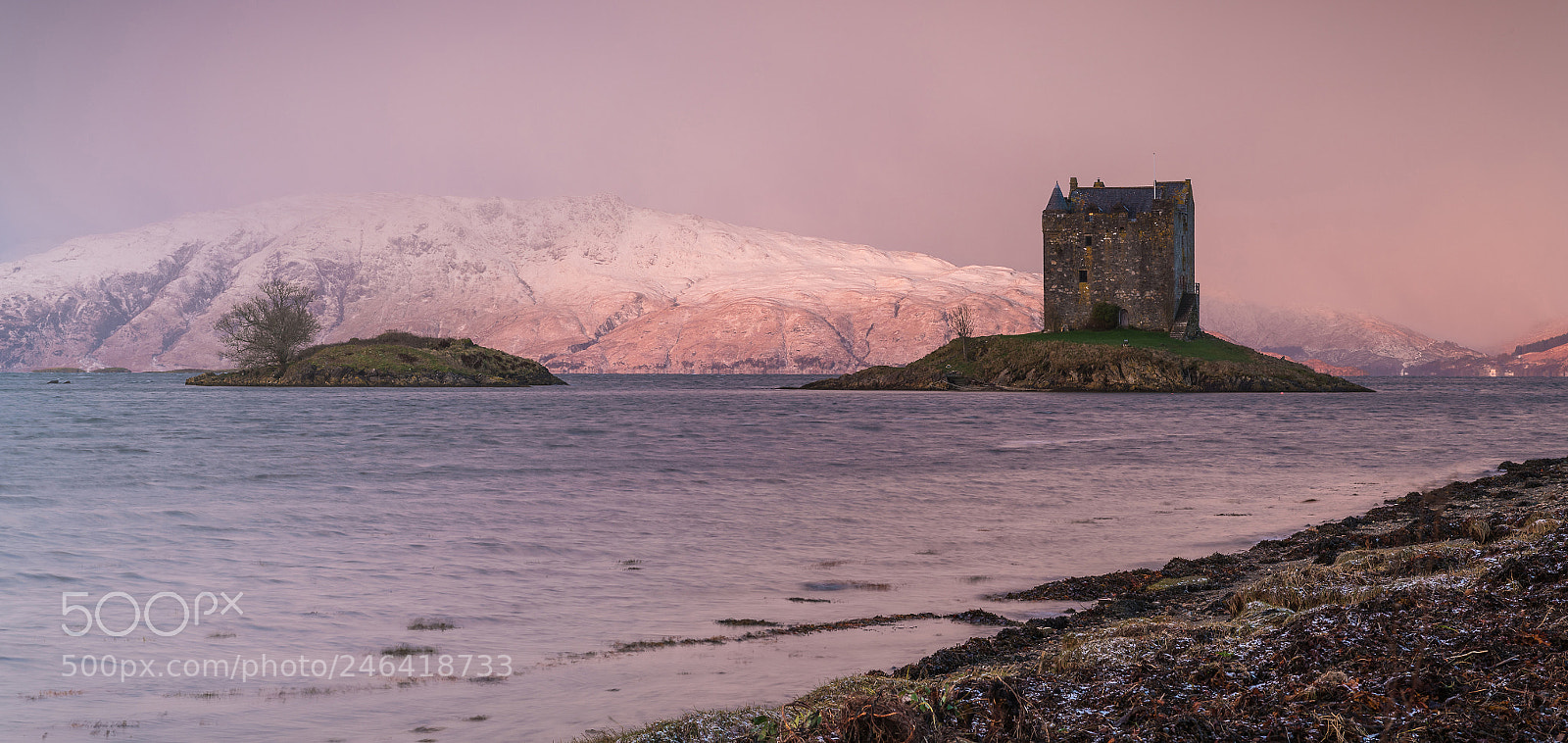 Nikon D850 sample photo. Sunrise at stalker castle photography
