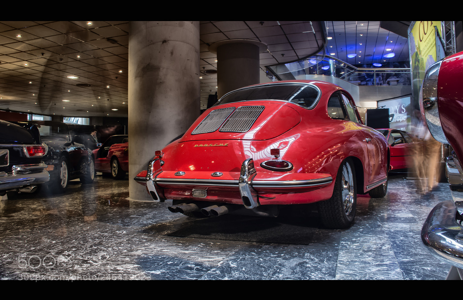 Nikon D7200 sample photo. A red porsche 356 photography