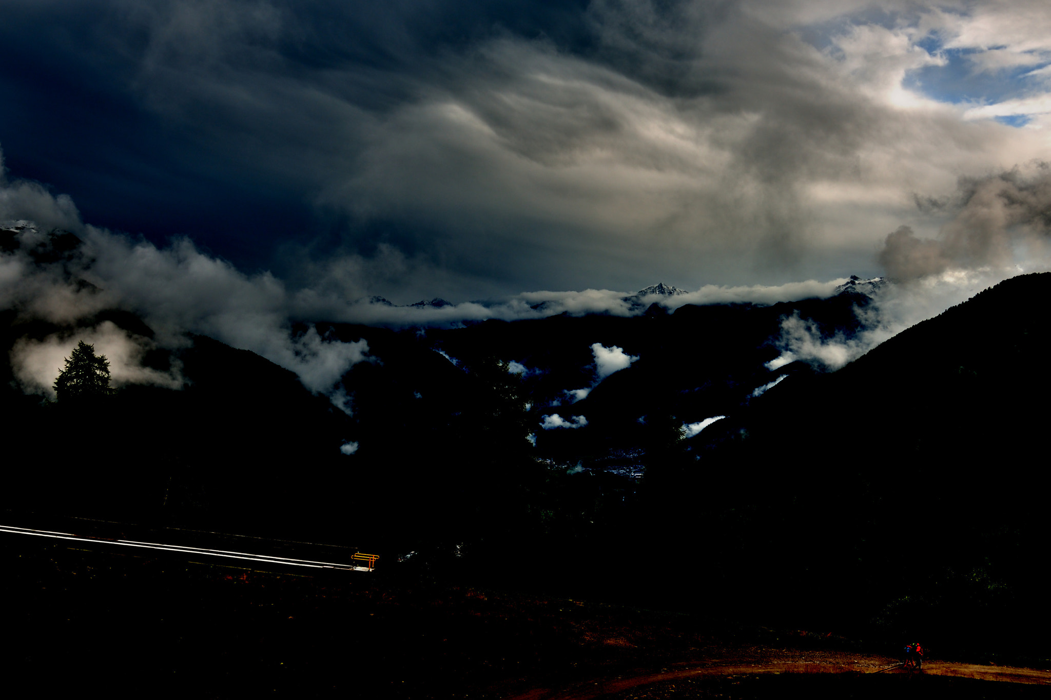 Nikon AF-S Nikkor 24-120mm F4G ED VR sample photo. " tenebrosa " val di sole photography