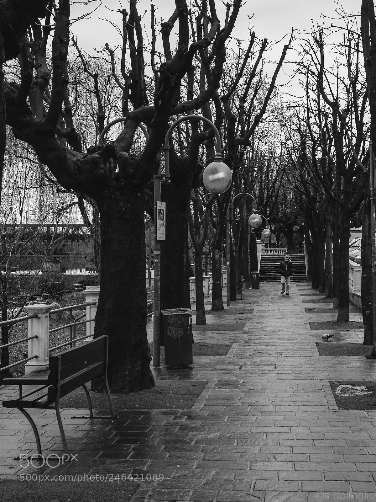 Olympus OM-D E-M10 II sample photo. One man..one road.. photography