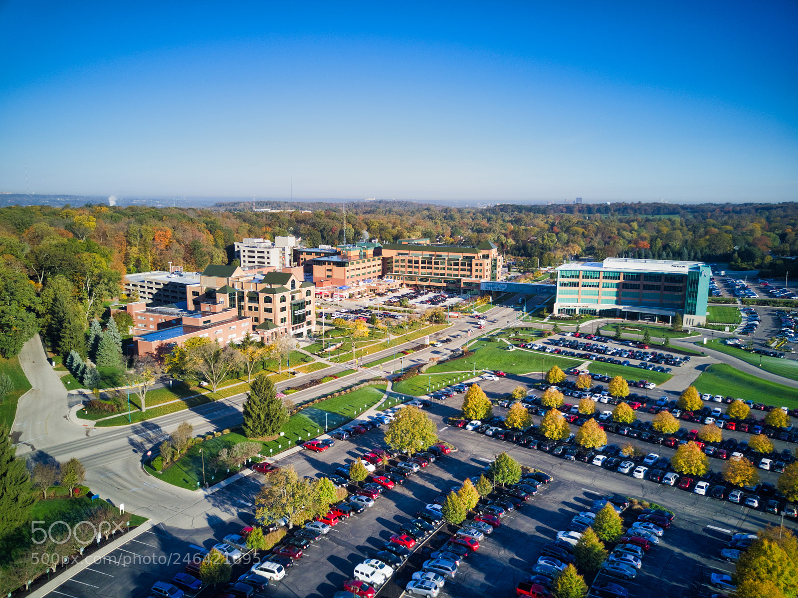 DJI FC220 sample photo. Kettering medical center photography