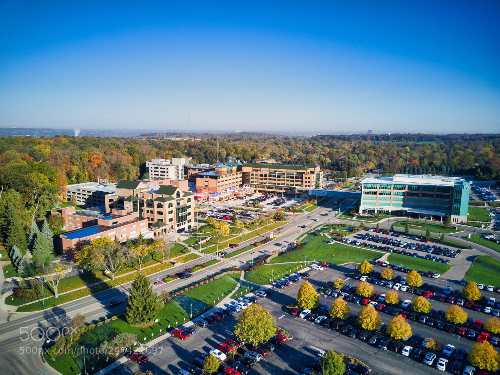 DJI FC220 sample photo. Kettering medical center photography