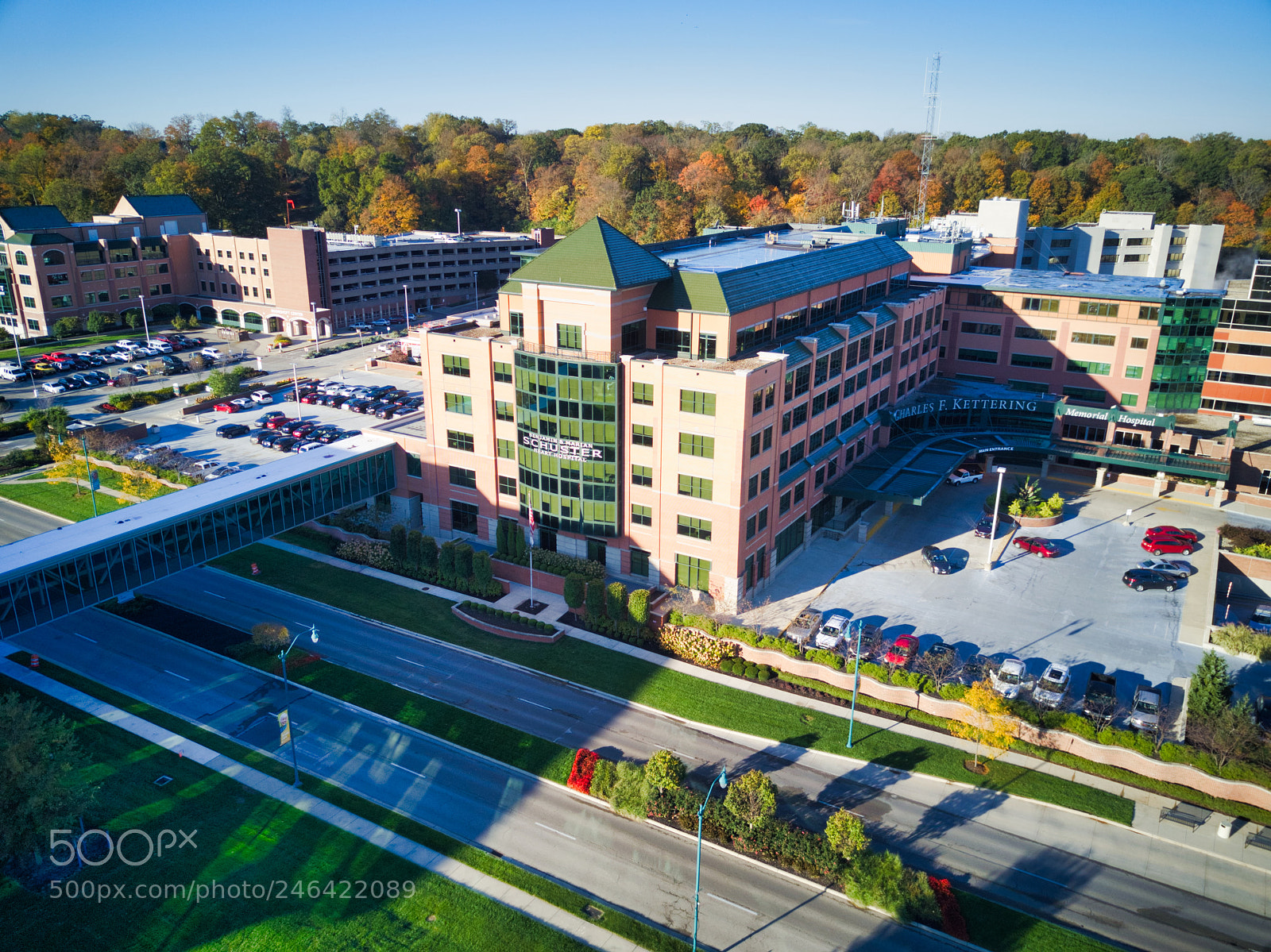 DJI FC220 sample photo. Kettering medical center photography