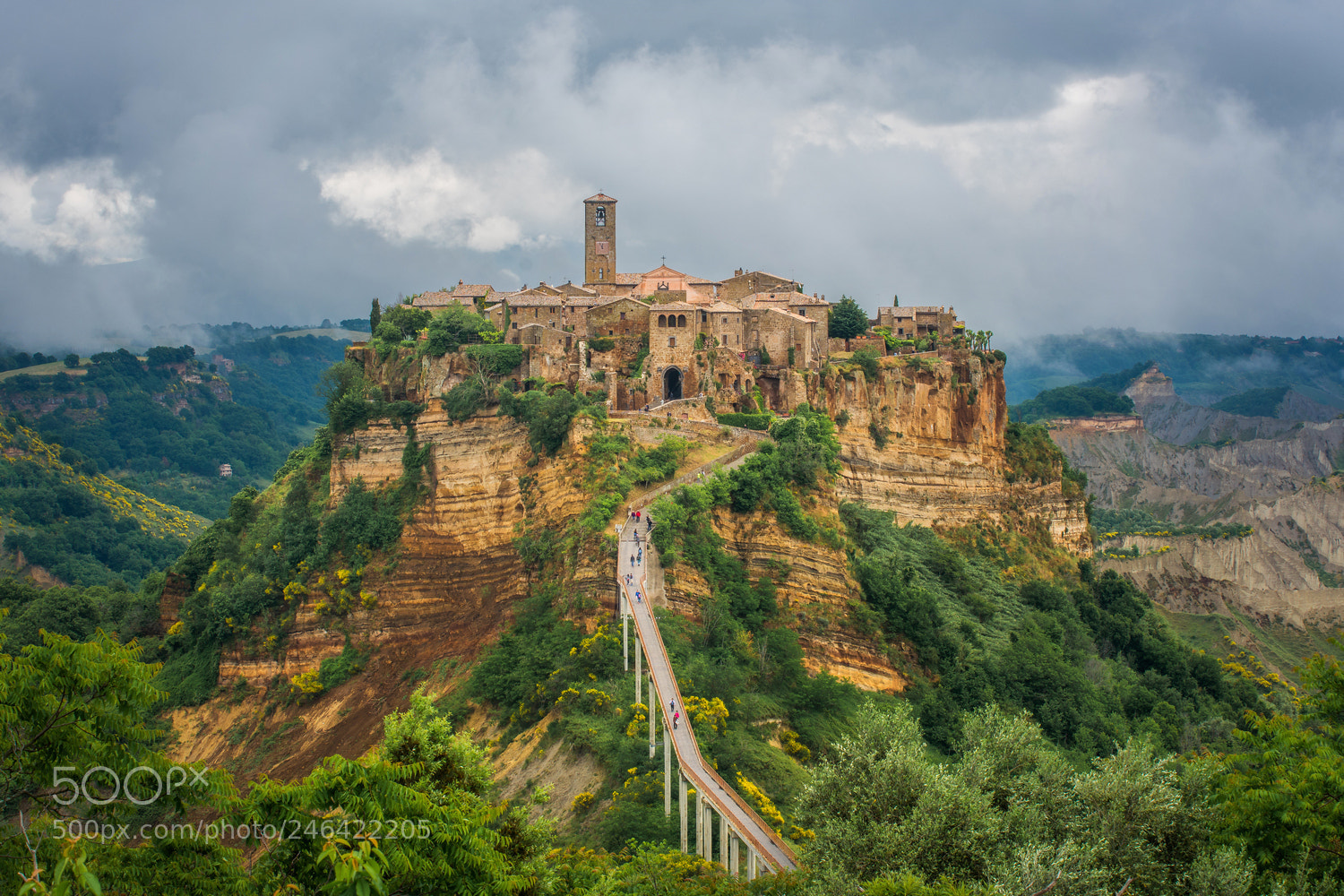 Nikon D810 sample photo. Civita di bagnoregio photography