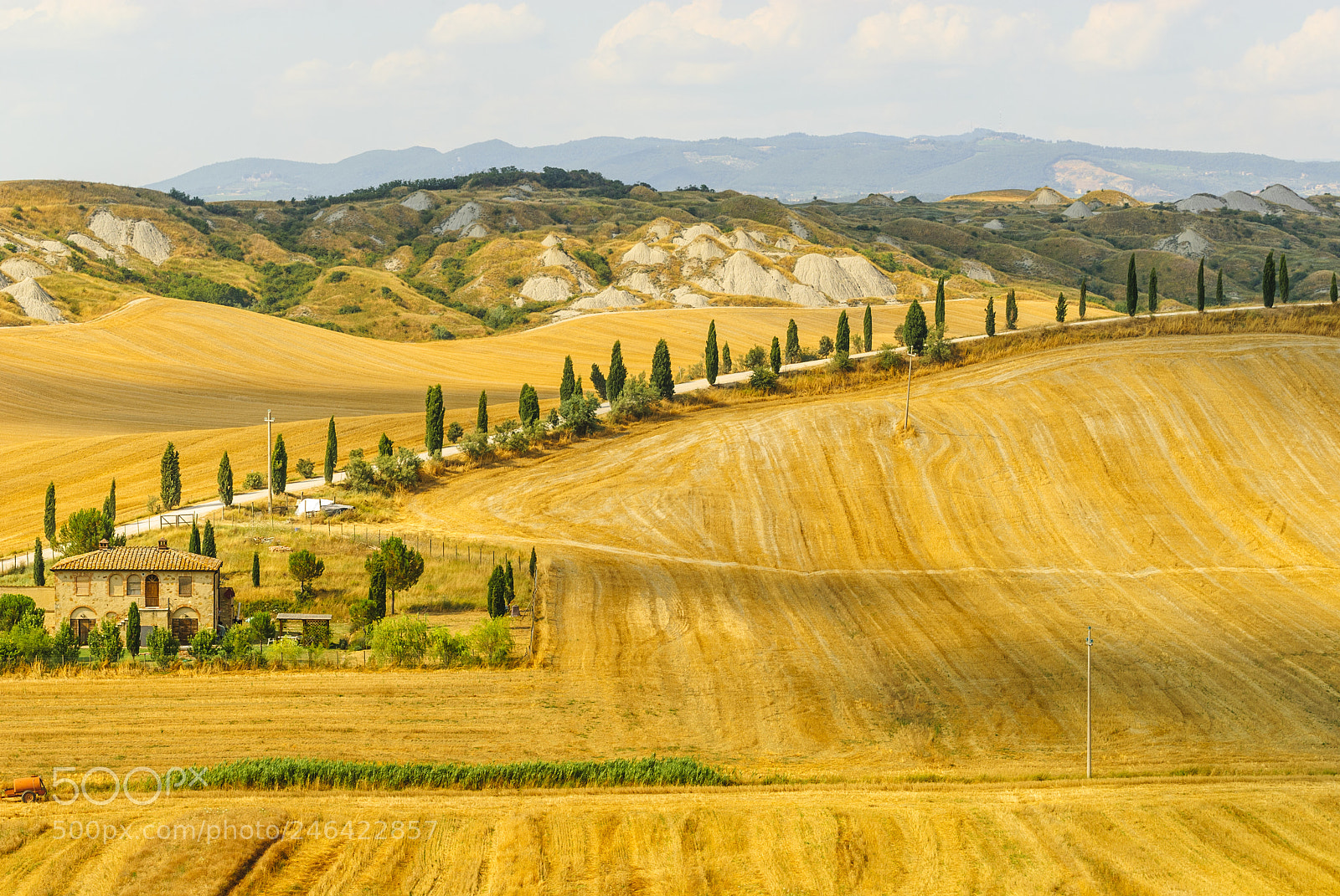 Nikon D200 sample photo. Crete senesi, characteristic landscape photography