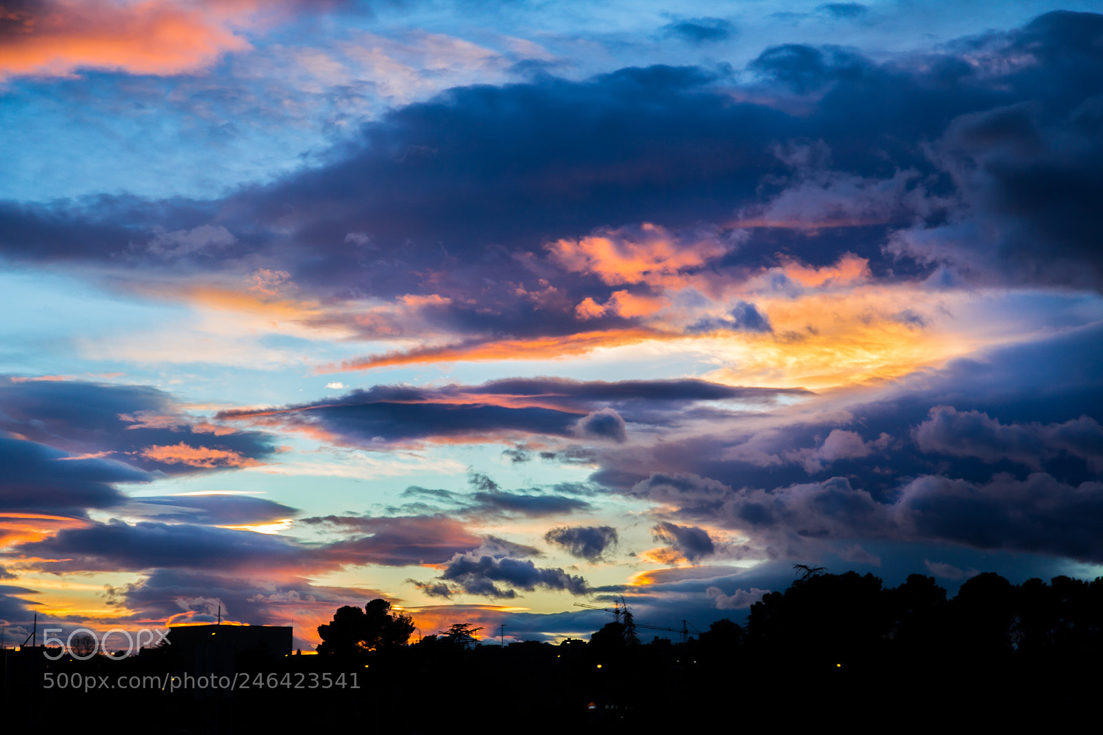 Canon EOS 60D sample photo. Sky over madrid photography