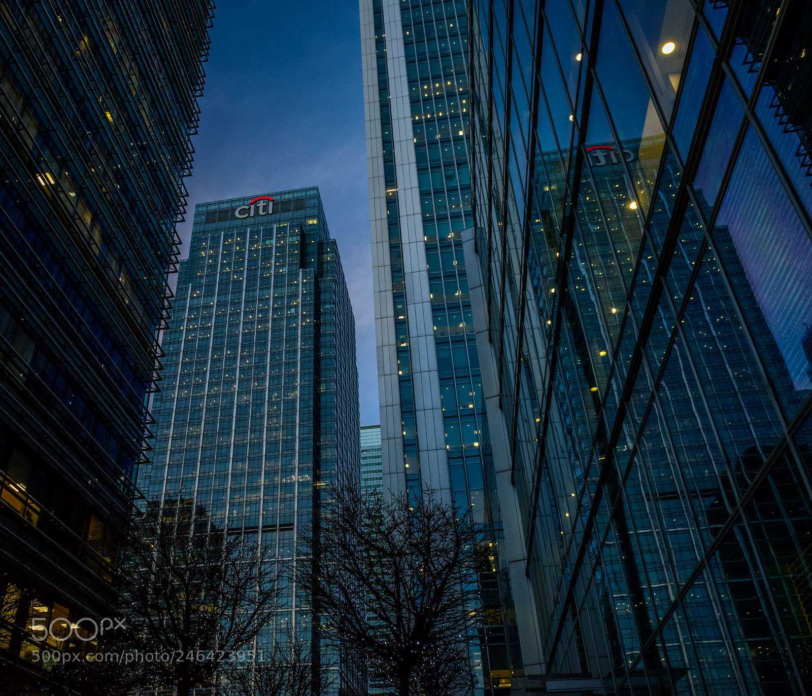 Nikon D810 sample photo. Canary wharf london buildings photography