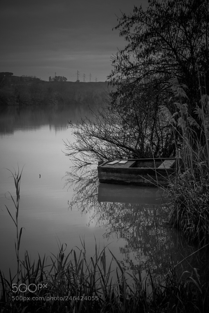 Fujifilm X-T20 sample photo. Barca sul tevere photography