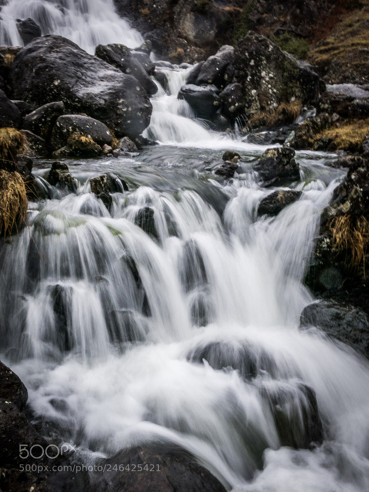 Canon PowerShot G15 sample photo. Waterfall outside grasmere photography