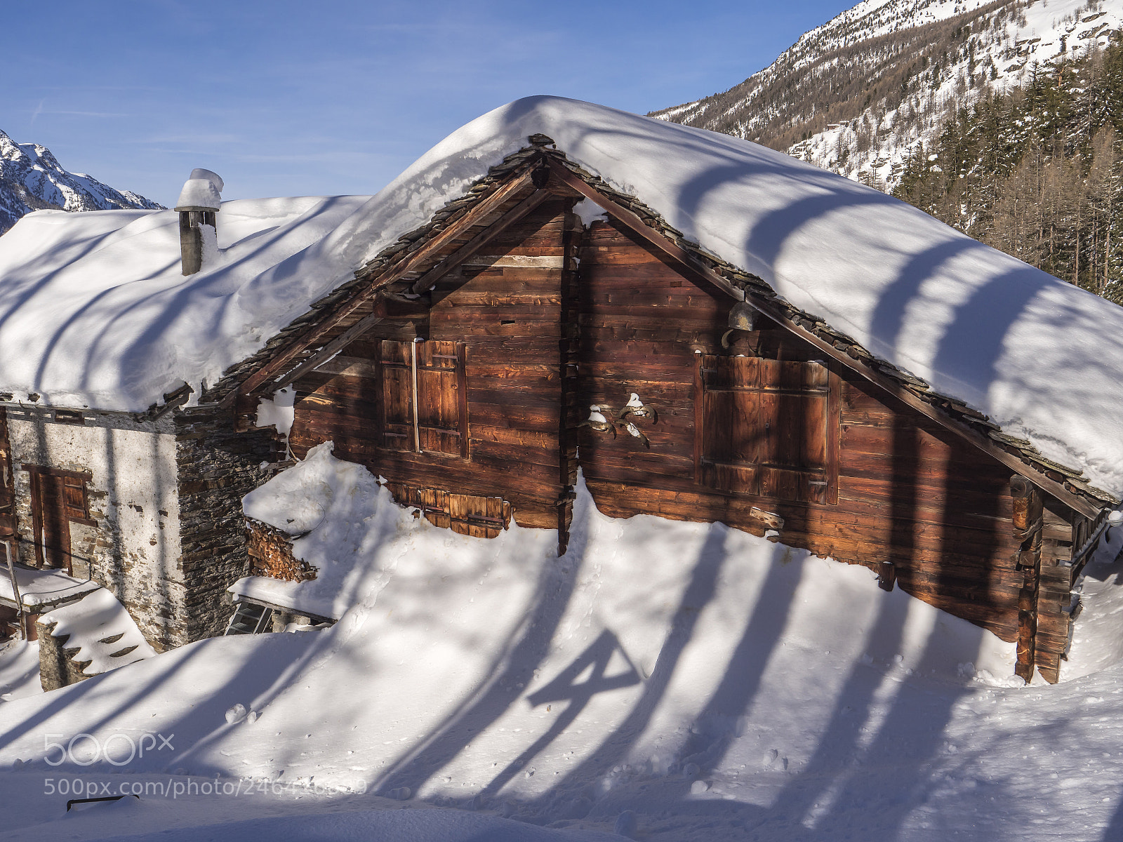 Panasonic Lumix DC-G9 sample photo. Winter in the saas-valley photography