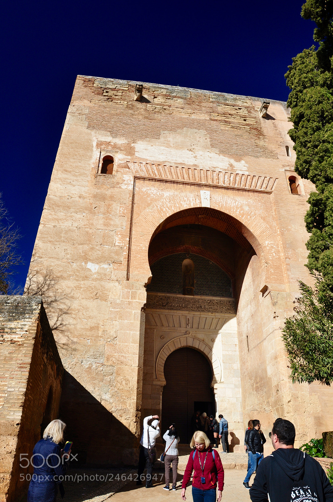 Nikon D90 sample photo. Guard tower, alhambra complex photography