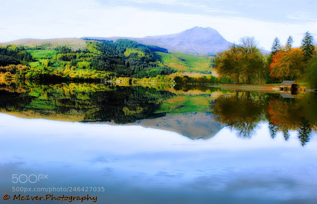 Sony Alpha DSLR-A350 sample photo. Loch ard photography
