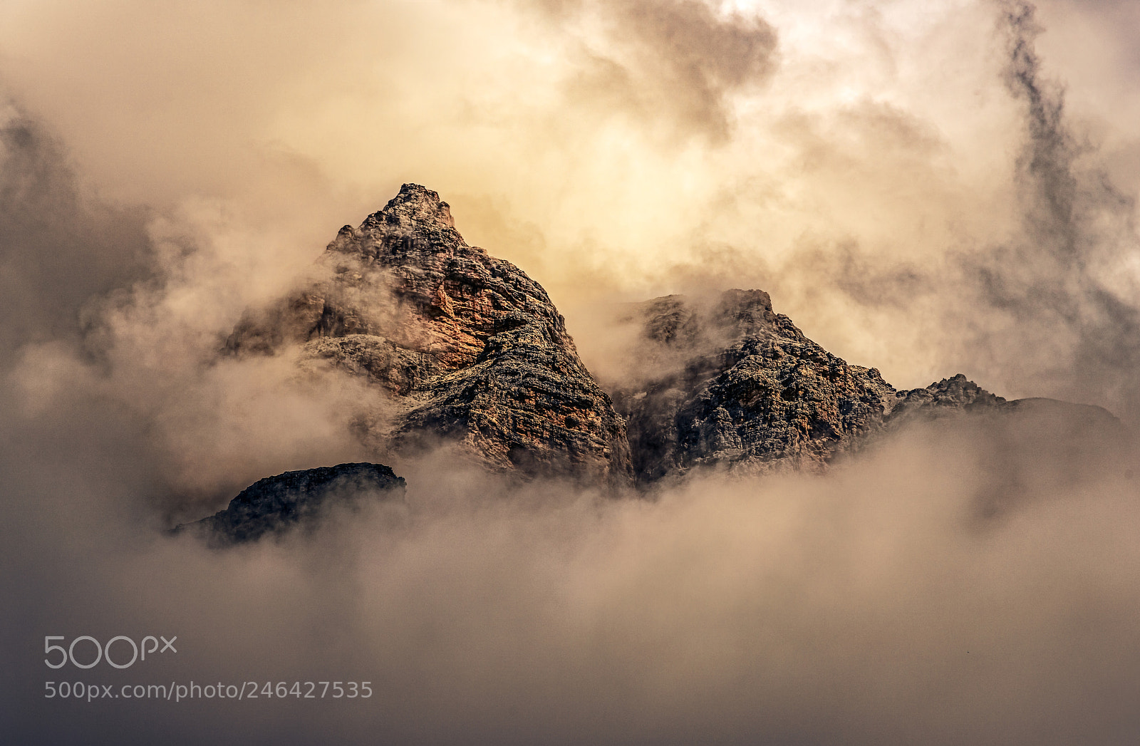 Nikon D810 sample photo. Peaks in the clouds photography