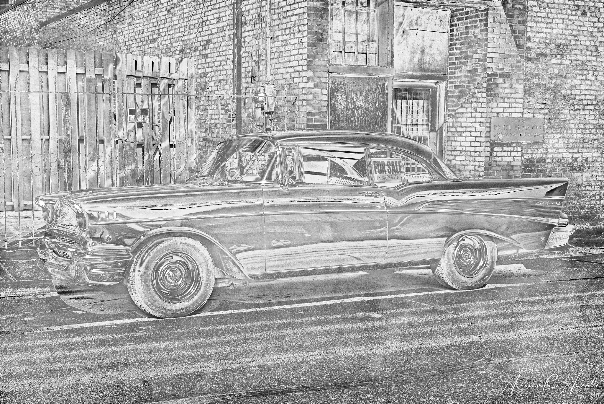 Hasselblad Lunar sample photo. Chevy for sale photography