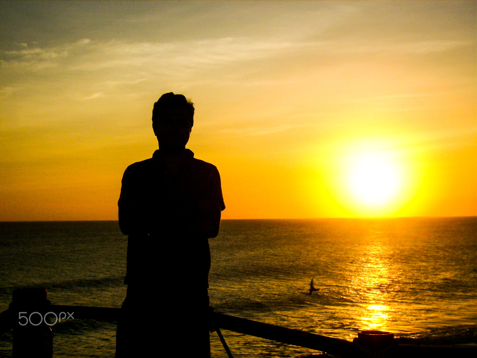 Olympus FE150,X730 sample photo. Sunset and silhouette photography