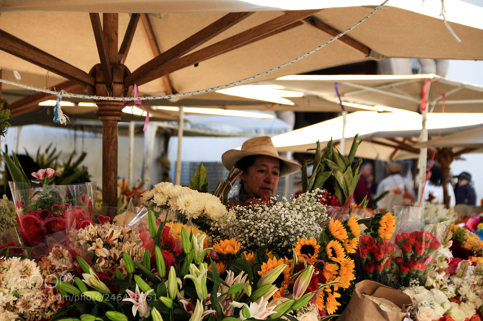 Canon EOS 700D (EOS Rebel T5i / EOS Kiss X7i) sample photo. Puesto de flores photography