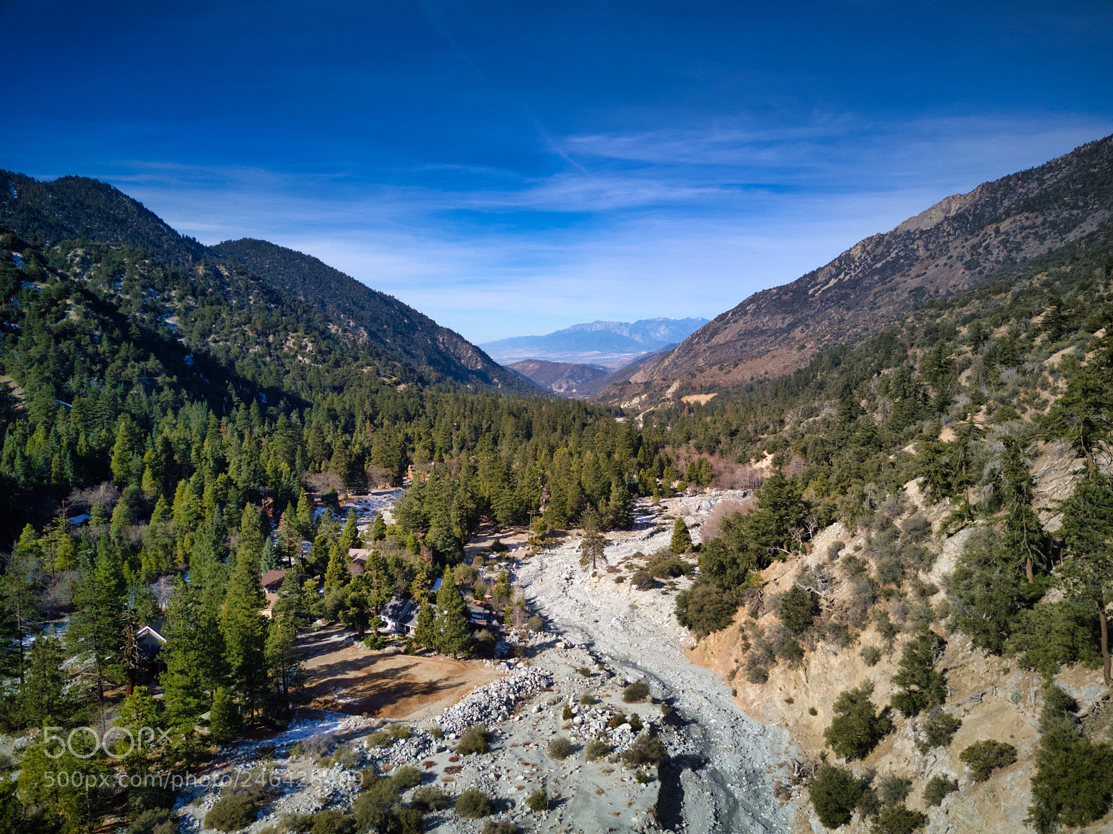 DJI FC220 sample photo. Forest falls - san photography