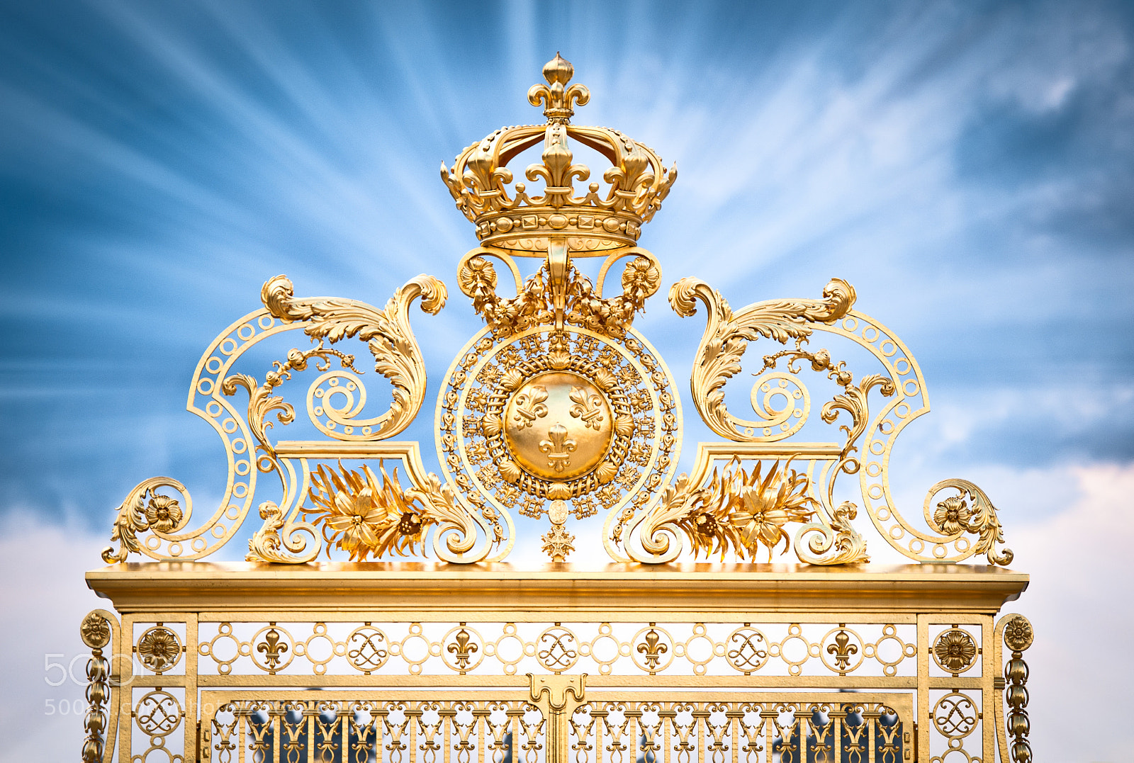 Nikon D300 sample photo. Golden gate of chateau photography
