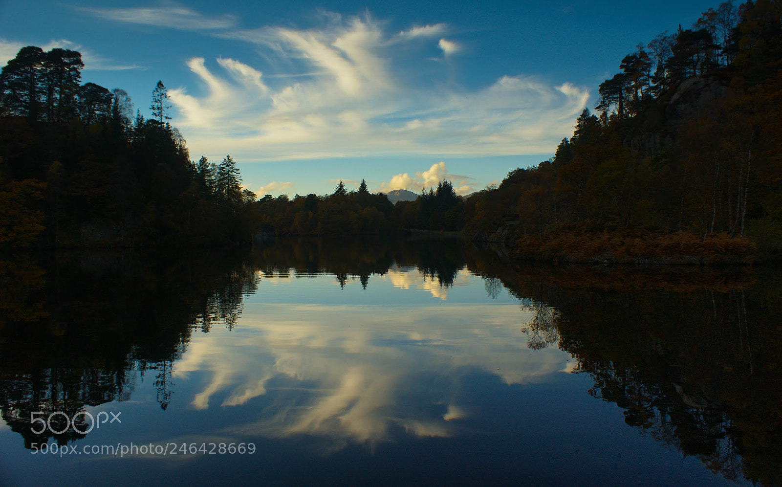 Sony Alpha DSLR-A350 sample photo. Loch katrine photography