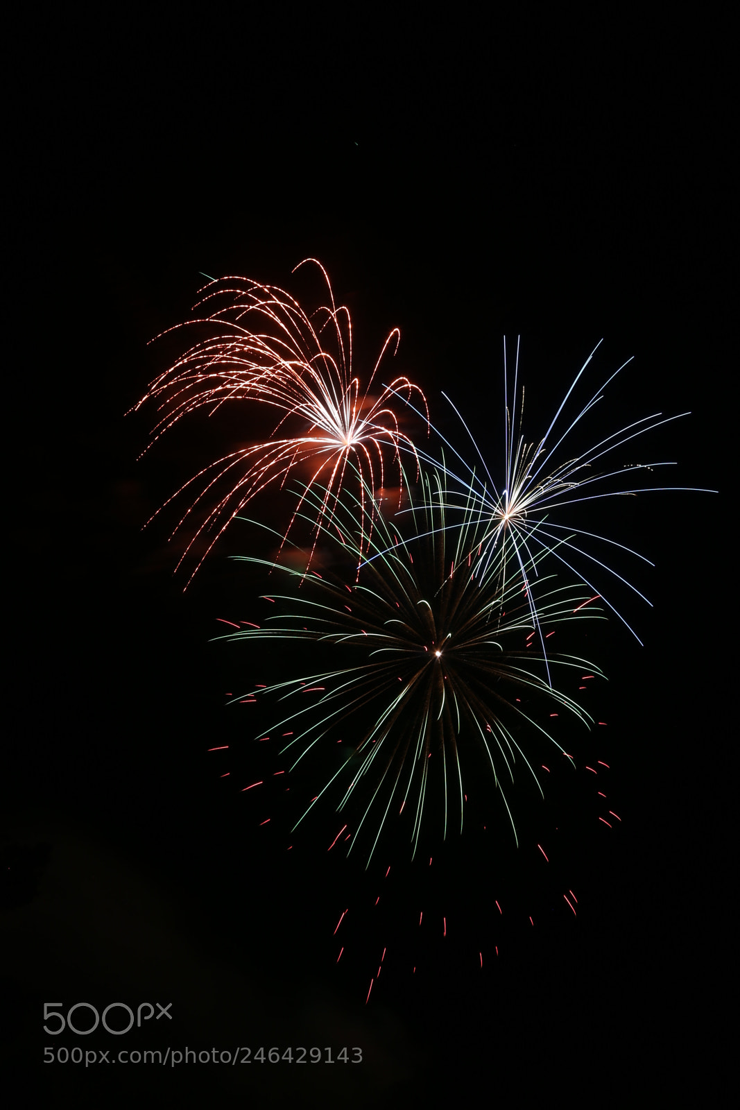 Canon EOS 6D + Canon EF 24-105mm F4L IS USM sample photo. Fireball fireworks photography