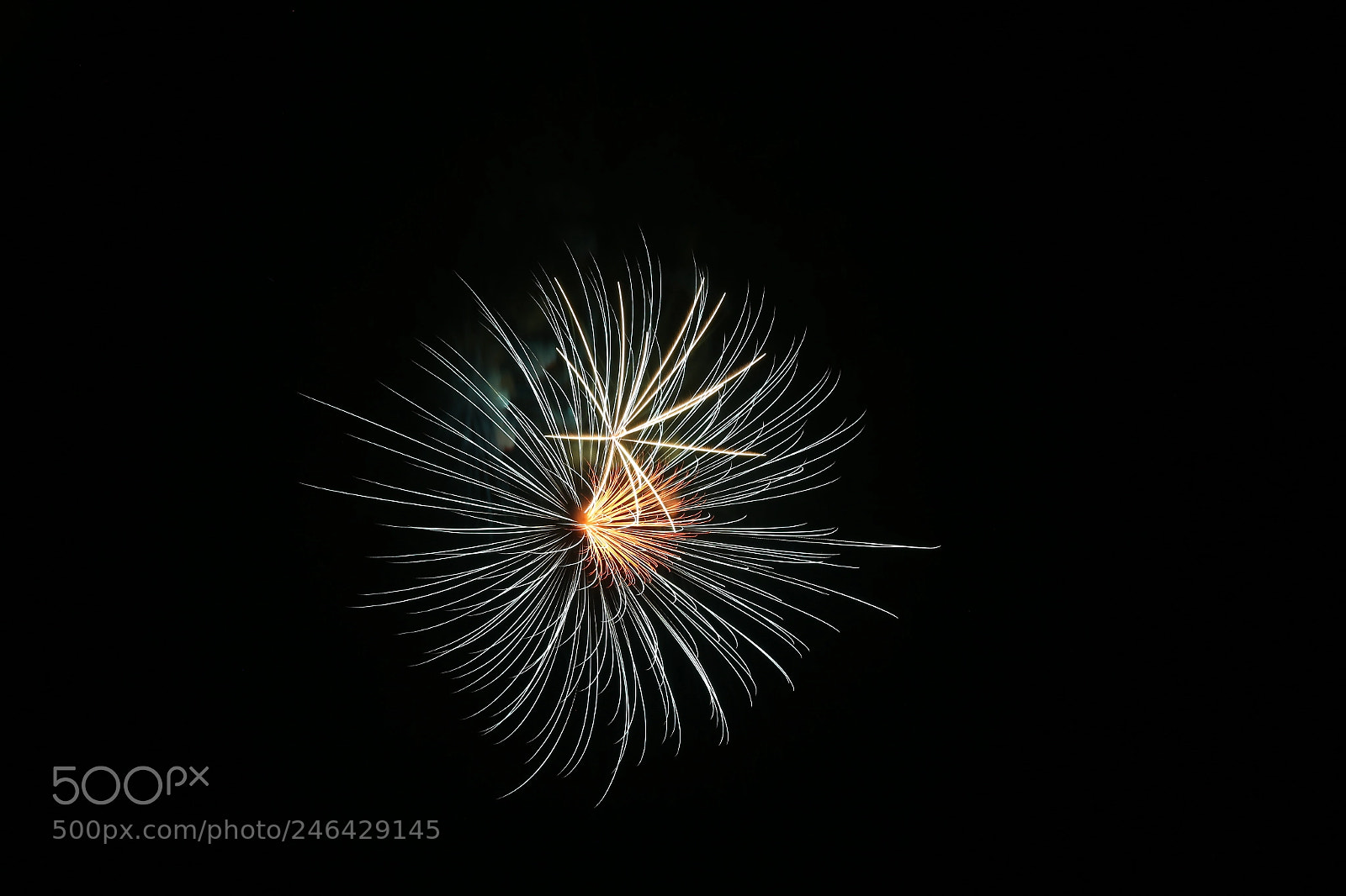 Canon EOS 6D + Canon EF 24-105mm F4L IS USM sample photo. Yellow fireball fireworks photography