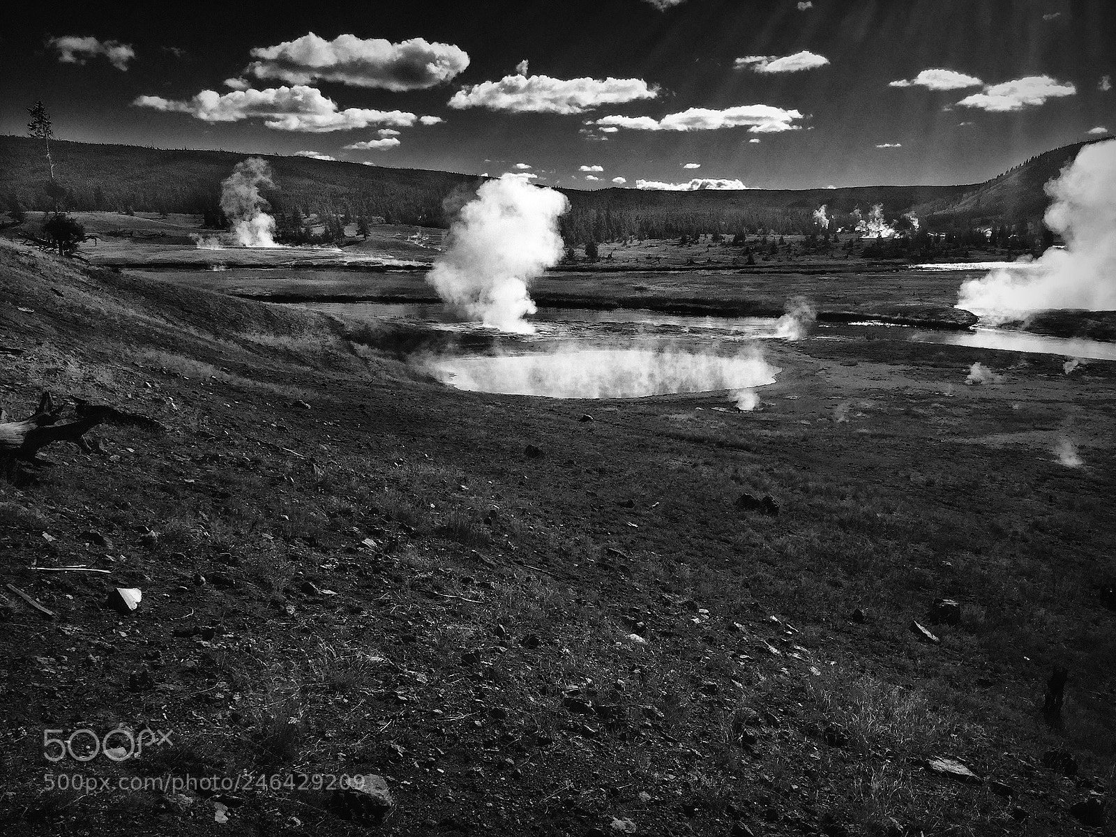 Apple iPad sample photo. Vistas unique to yellowstone photography