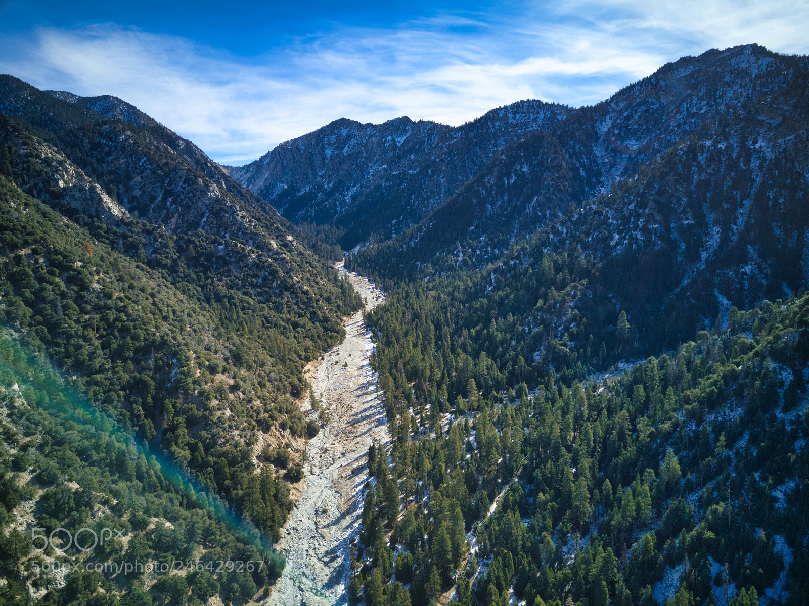 DJI FC220 sample photo. Forest falls - san photography