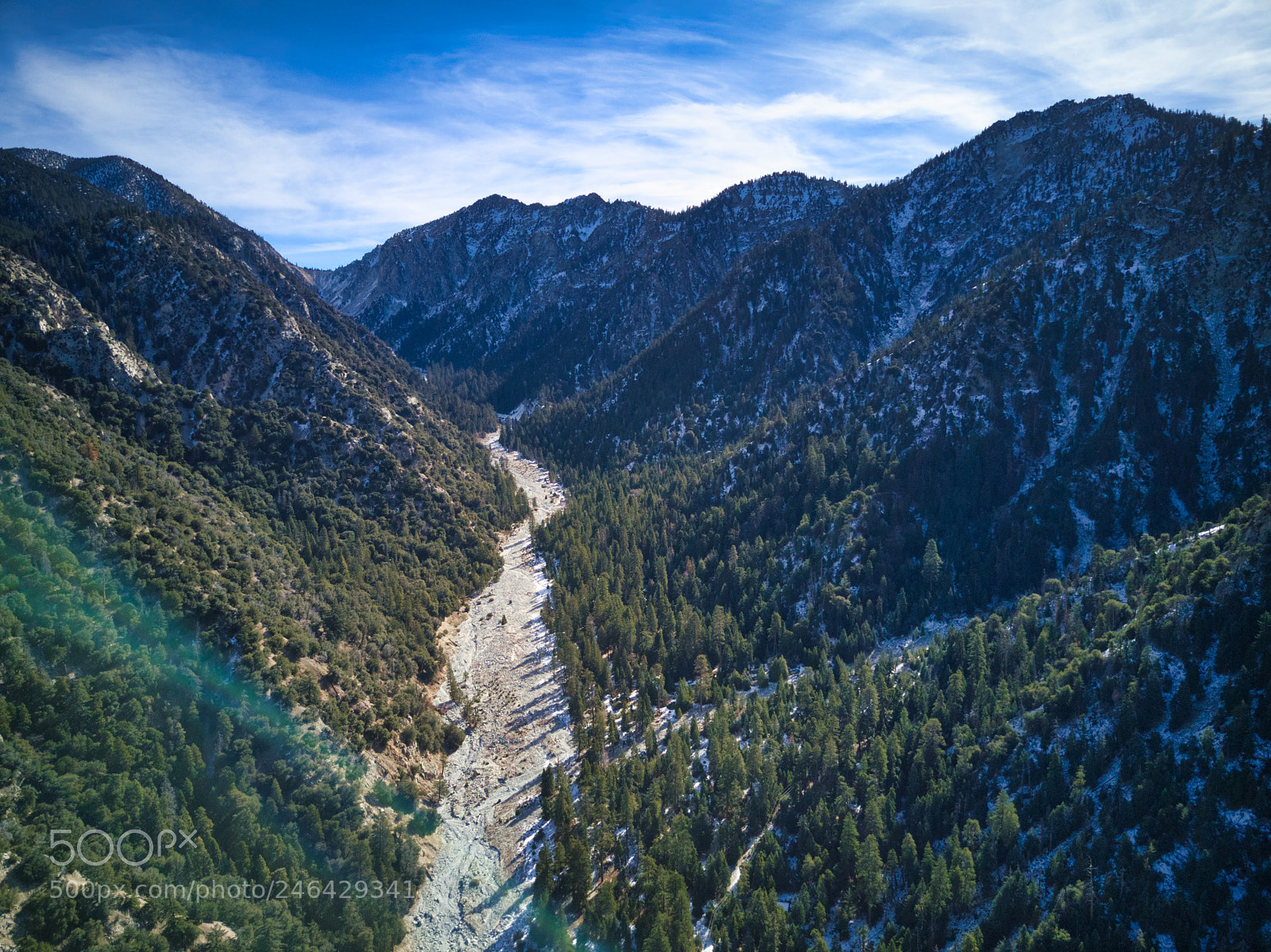 DJI FC220 sample photo. Forest falls - san photography