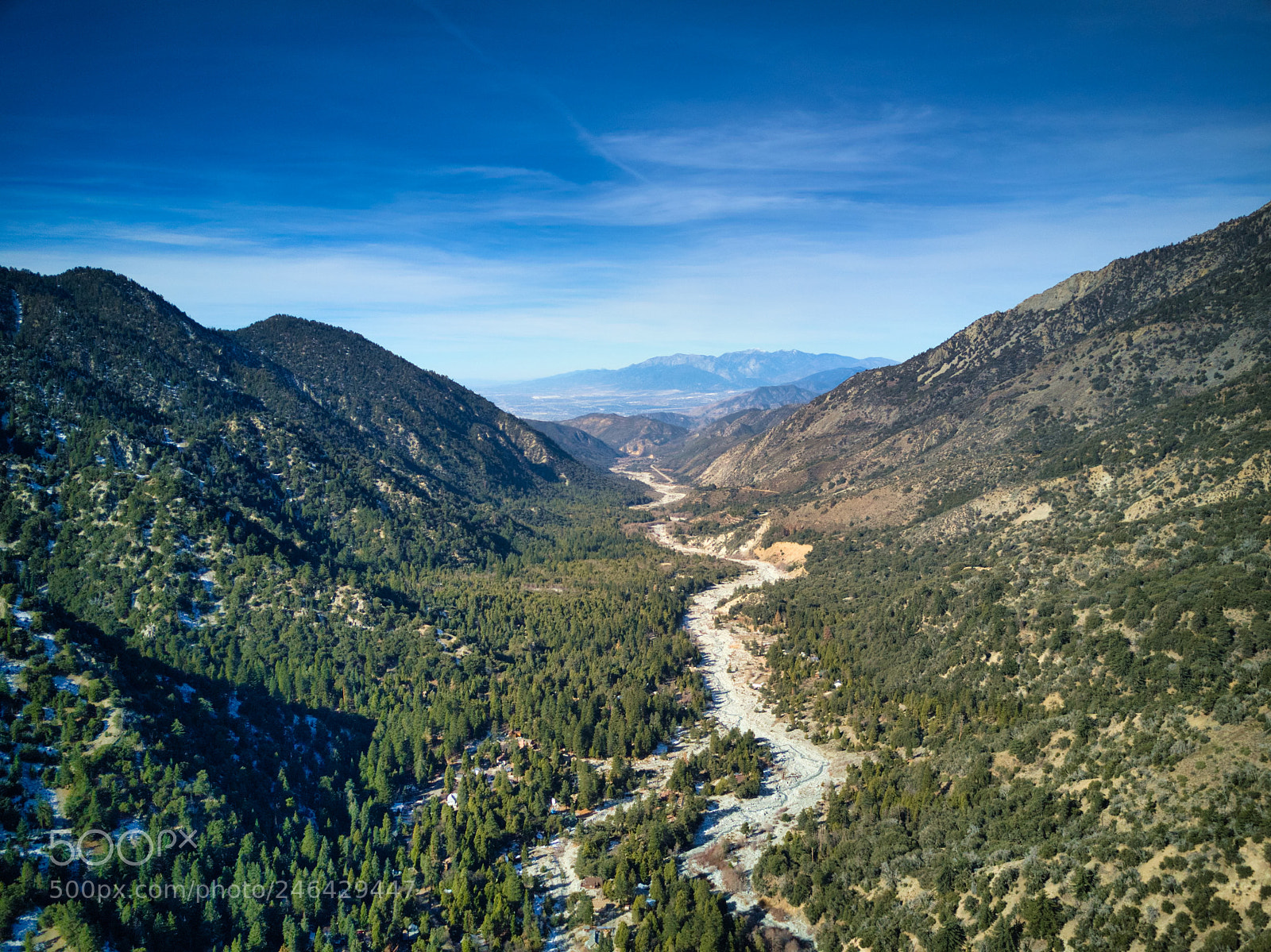 DJI FC220 sample photo. Forest falls - san photography