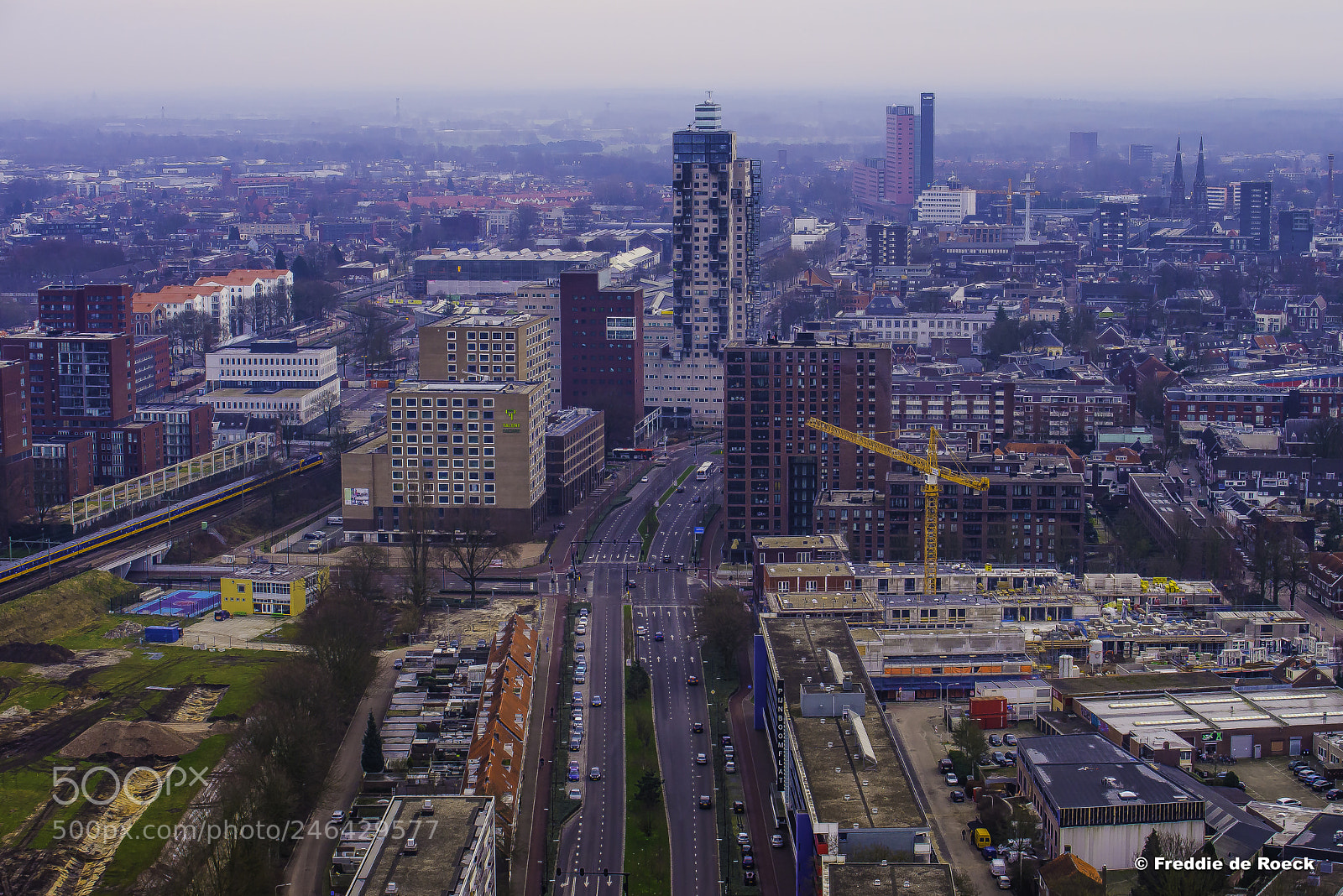 Nikon D600 sample photo. Tilburg gezien vanuit westpoint. photography