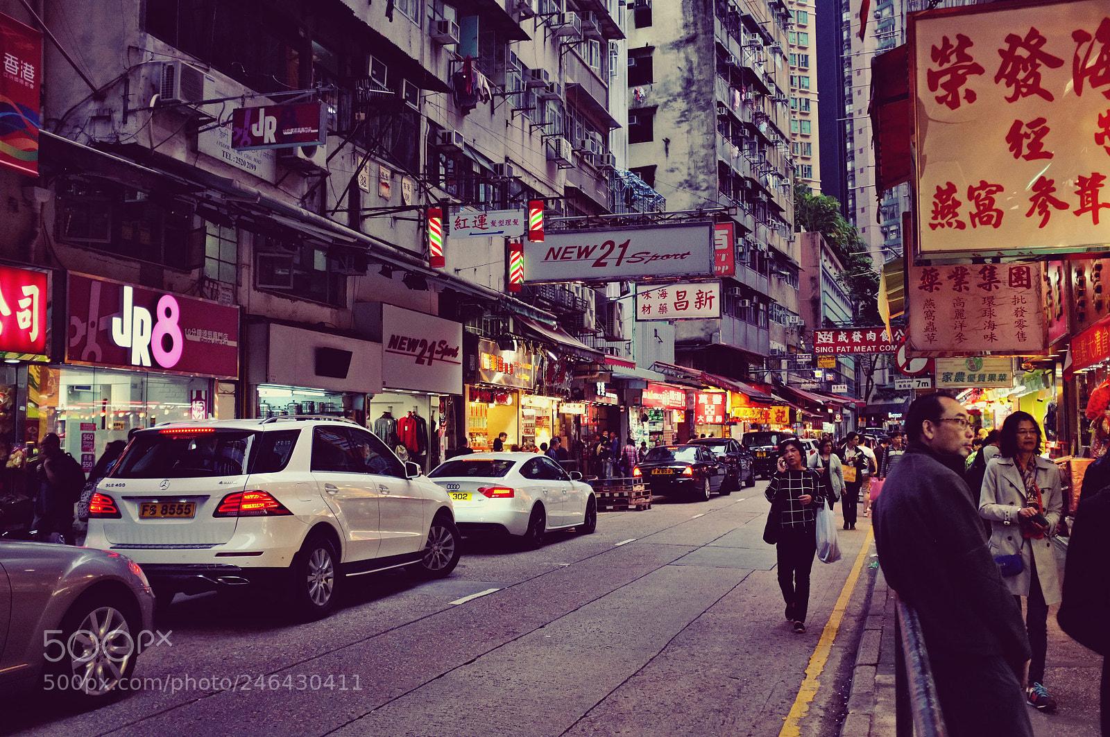 Fujifilm FinePix X100 sample photo. Wan chai street markets photography