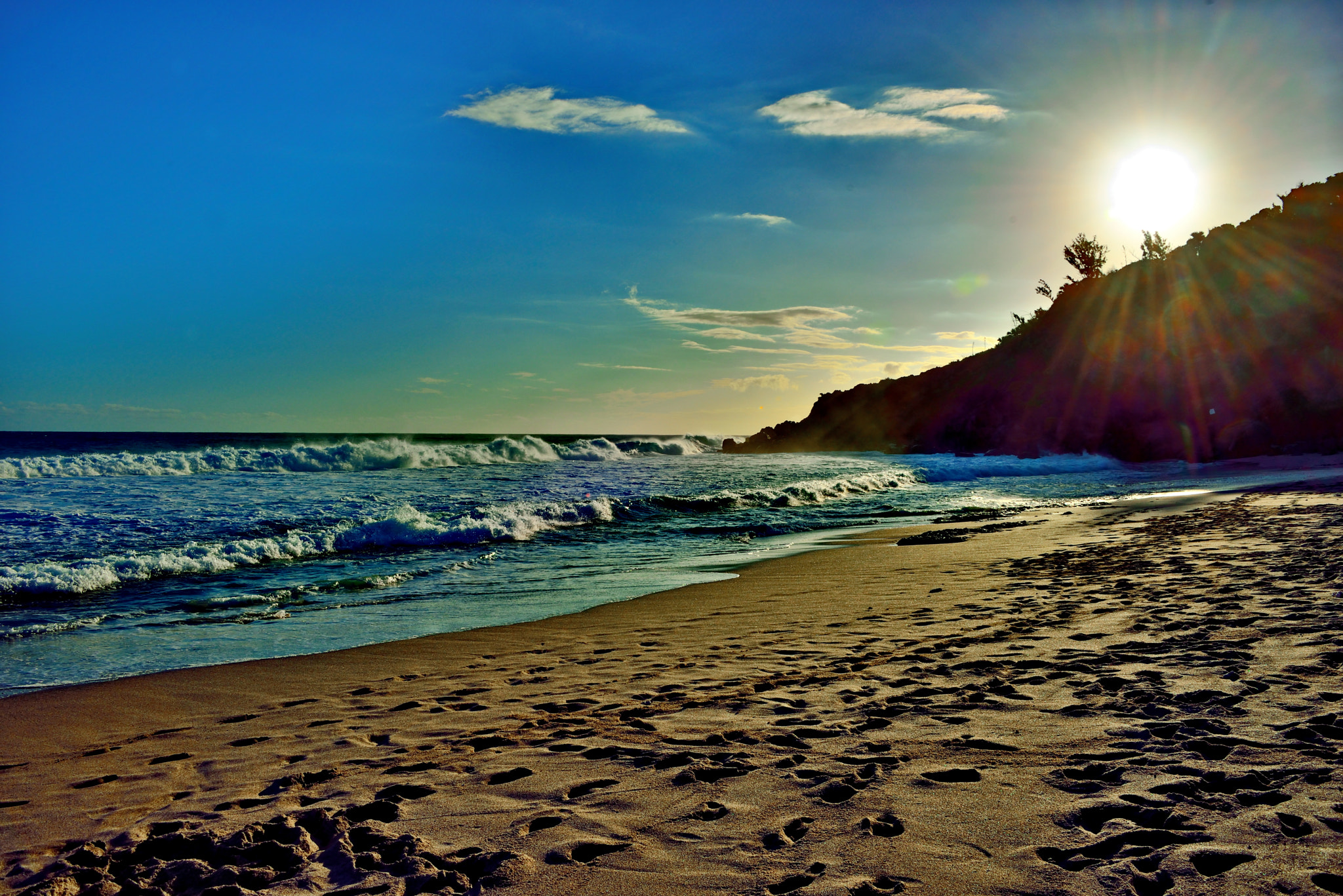 Nikon D800 sample photo. Before sunset at the beach photography