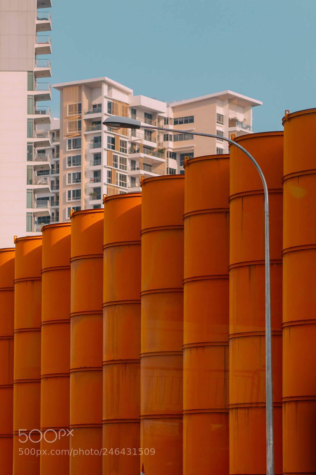 Sony a7 II sample photo. Orange pipes photography
