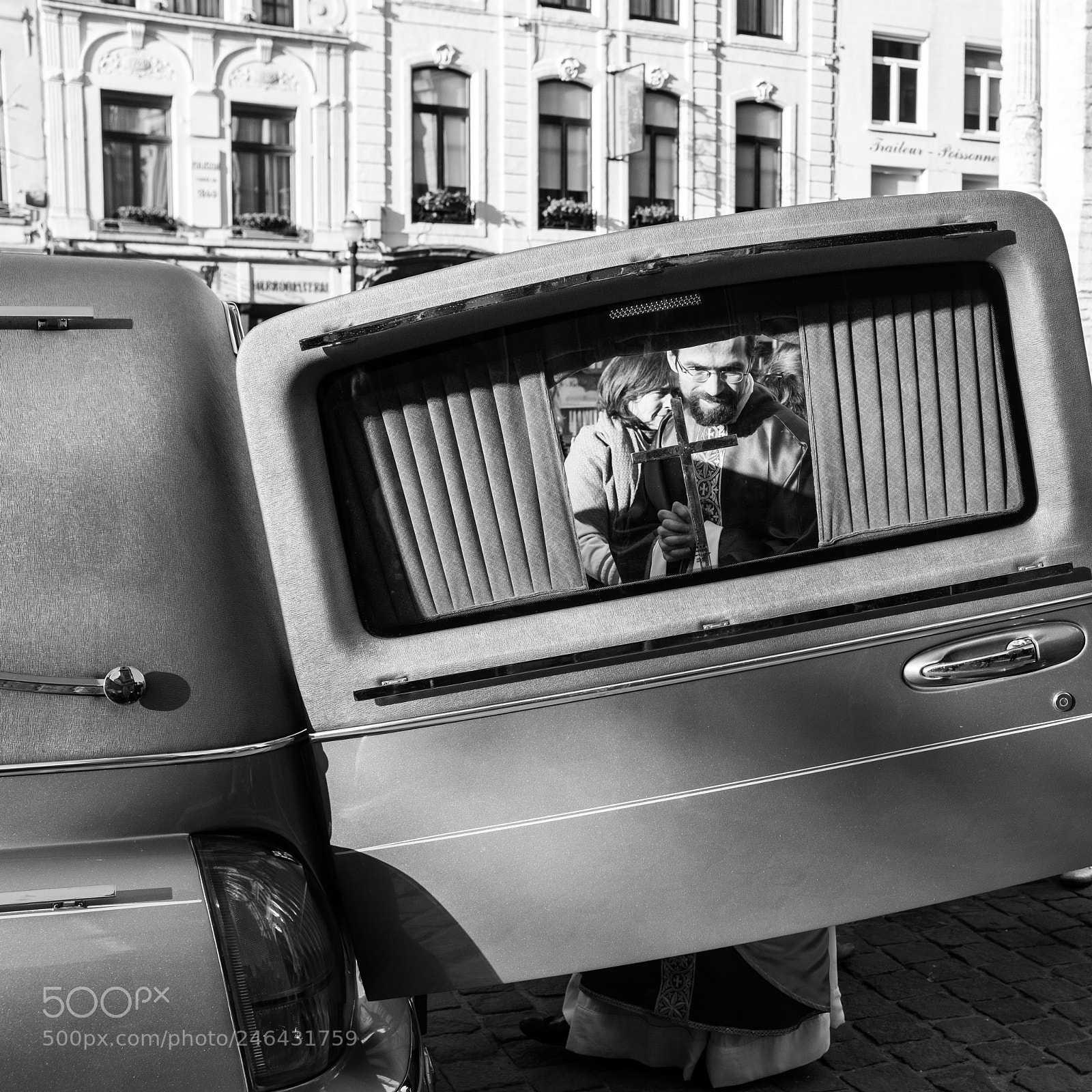 Fujifilm X100F sample photo. Hearse photography