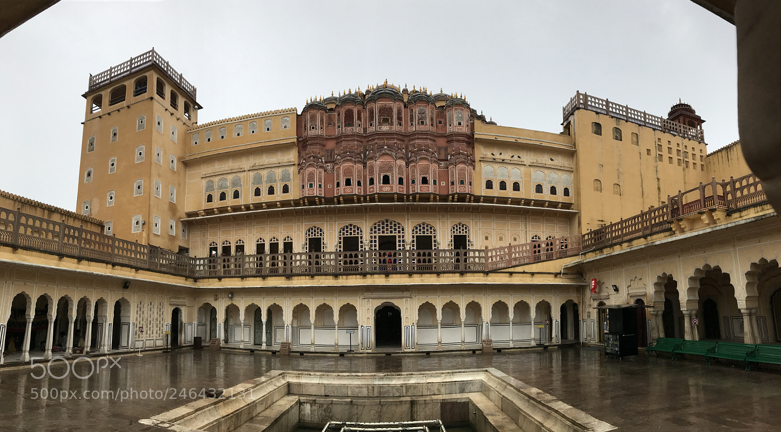 Apple iPhone 7 sample photo. Jaipur - hawa mahal photography