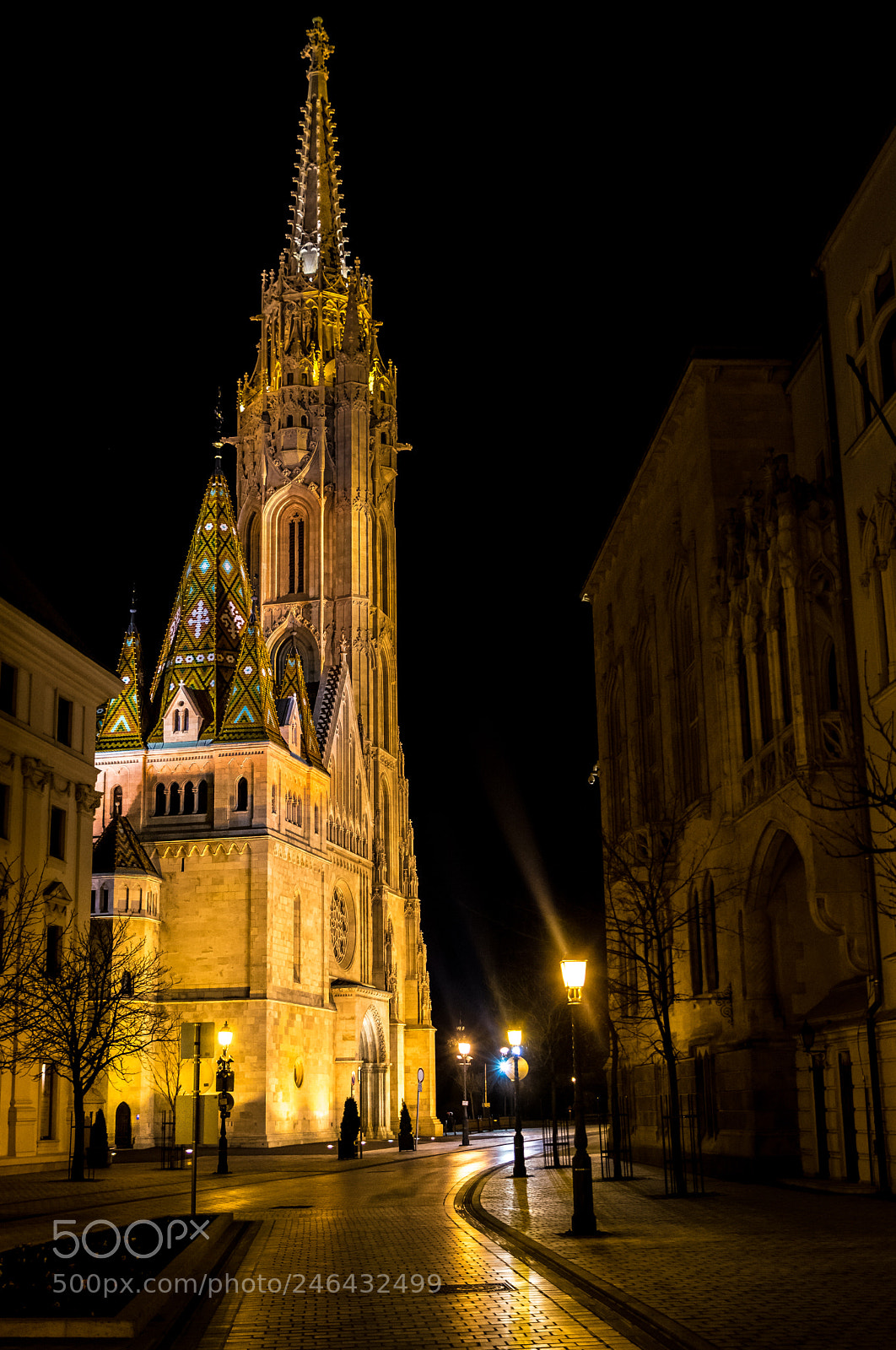 Nikon D7100 sample photo. Spire by night photography