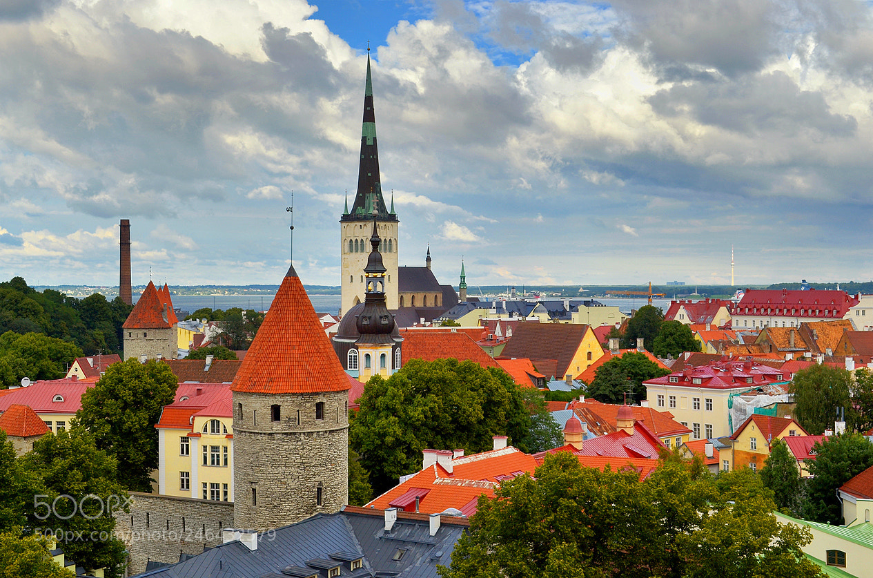 Nikon D3100 sample photo. An iconic tallinn view photography